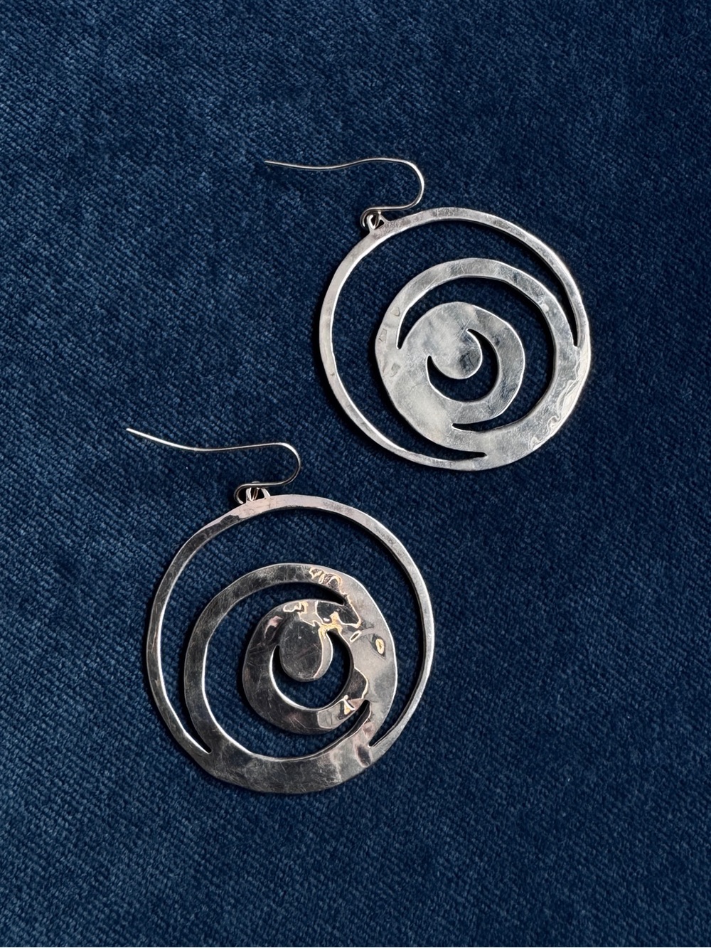 ROBERT LEE MORRIS, RLM Studio 925 Sterling Silver Swirl Earrings